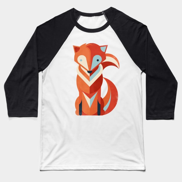 Fox Baseball T-Shirt by jayf23